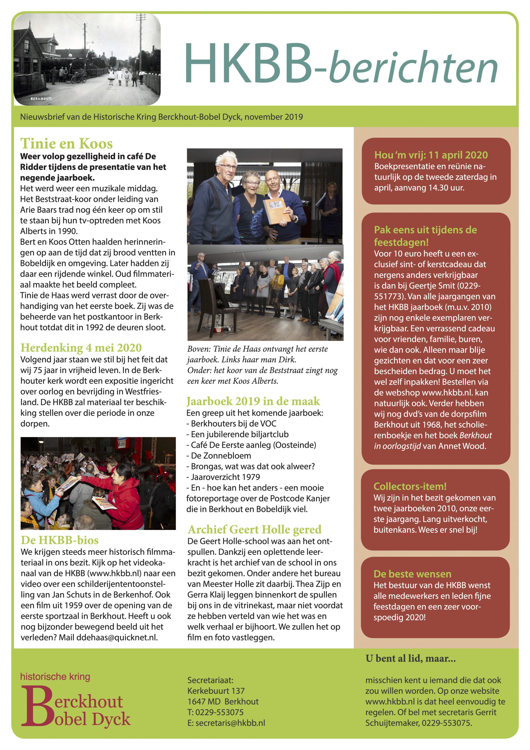 Nieuwsbrief November 2019