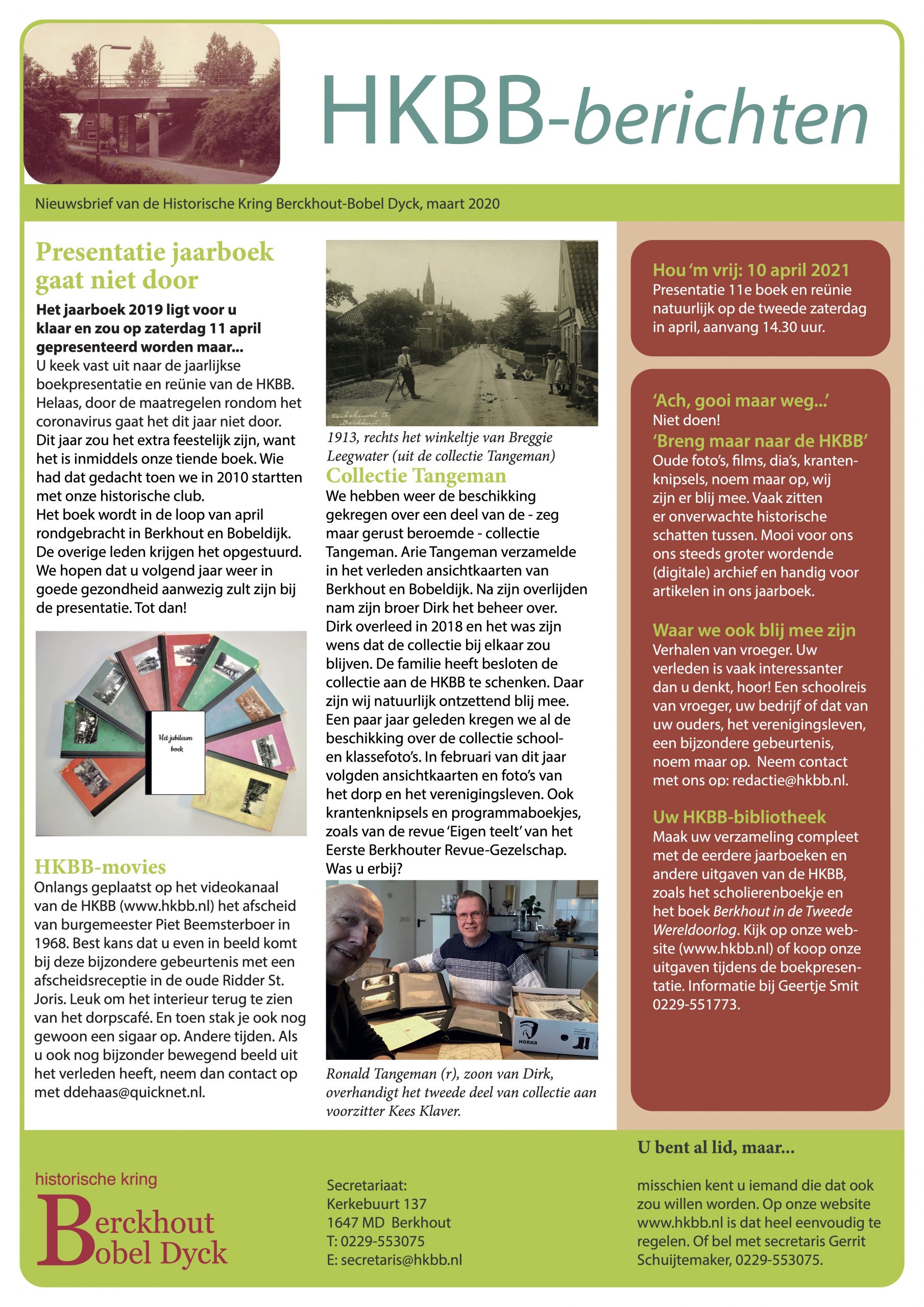 Nieuwsbrief maart 2020
